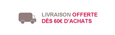 Livraison offerte des 60€ d'achats