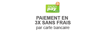 paiement en 3x SANS FRAIS