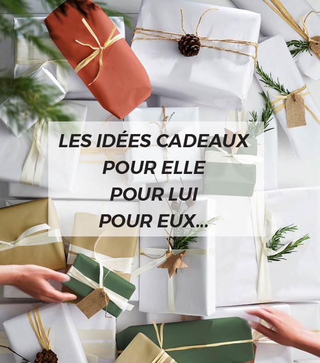 Les idées cadeaux pour elle, pour lui, pour eux…